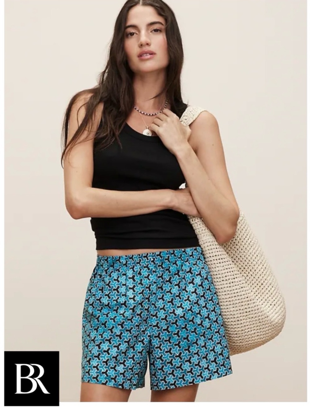 Banana Republic White Lotus Poplin Matching Set